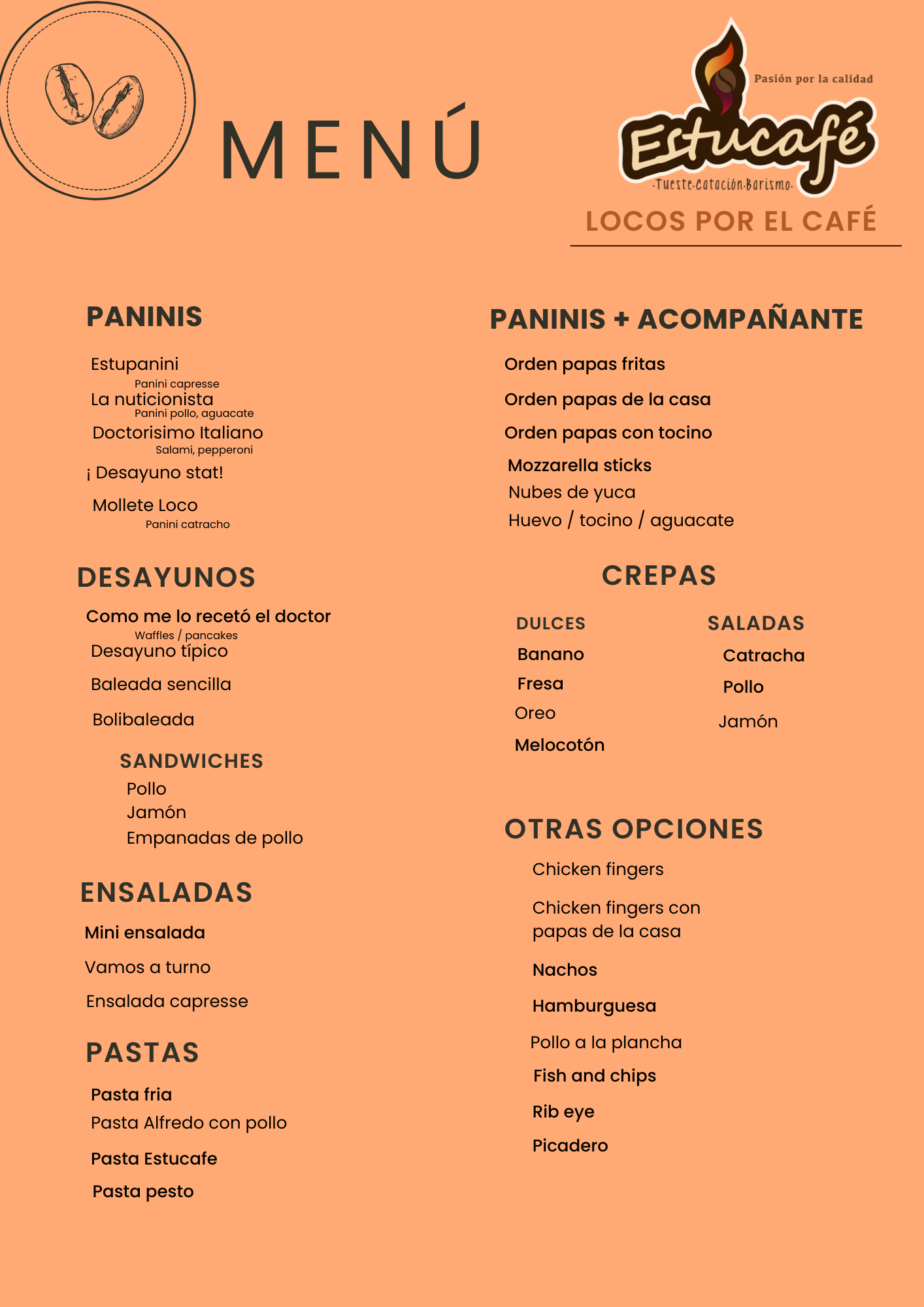 Menú 2